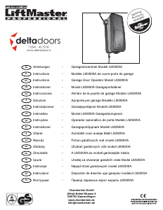 Handleiding LiftMaster LM3800A Garagedeuropener