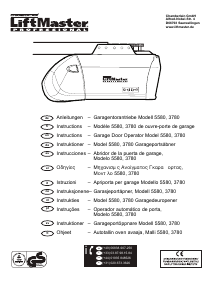Manual de uso LiftMaster 3780 Abrepuertas para garaje