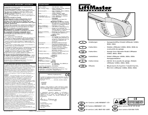 Manual de uso LiftMaster 800A Abrepuertas para garaje