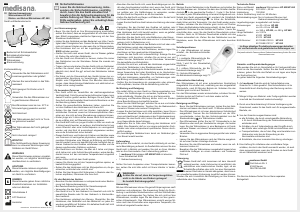 Manuale Medisana HP 405 Pad riscaldanti