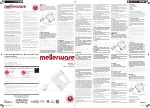 Manual Mellerware 26450WH Mixo Hand Mixer