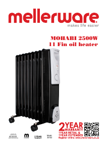 Manual Mellerware 35152 Mohabi Heater