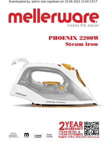 Manual Mellerware 23220P Phoenix Iron