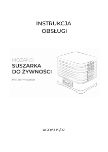 Instrukcja Mozano SUS 02 Suszarka do warzyw