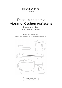 Manual Mozano ROB 02 Food Processor