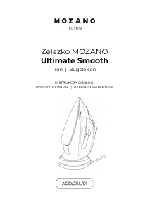 Instrukcja Mozano ZEL 01 Ultimate Smooth Żelazko