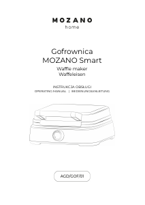 Instrukcja Mozano GOF 01 Gofrownica