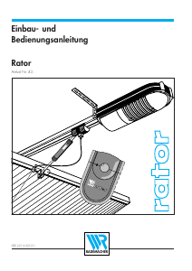 Bedienungsanleitung Rademacher Rator Garagentoröffner