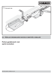 Manuál Sommer Sprint Evolution Ovladač garážových vrat
