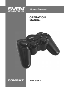 Handleiding Sven Combat Gamecontroller