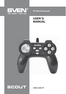 Manual Sven Scout Game Controller