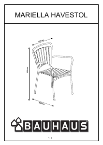 Manual Bauhaus Mariella Garden Chair