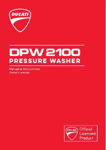 Manual de uso Ducati DPW2100 Limpiadora de alta presión