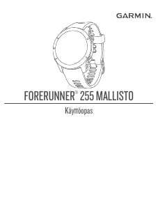 Käyttöohje Garmin Forerunner 255S Älyrannekello