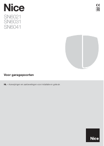 Handleiding Nice SN6021 Garagedeuropener