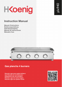 Manual H.Koenig PLX940 Barbecue