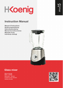 Handleiding H.Koenig MX15 Blender