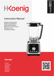 Manual H.Koenig MXH880 Blender