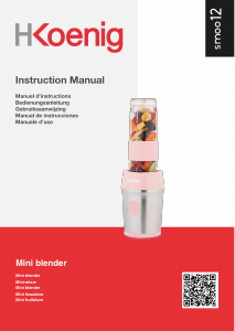 Manual H.Koenig SMOO12 Blender