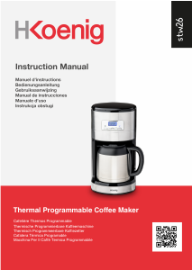 Manual de uso H.Koenig STW26 Máquina de café