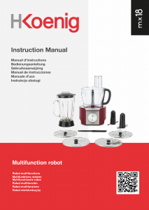 Manuale H.Koenig MX18 Robot da cucina
