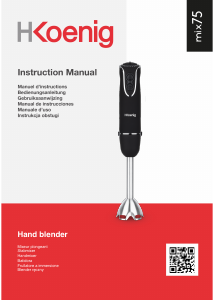 Manual H.Koenig MIX75 Hand Blender