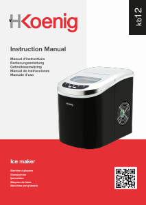 Manual de uso H.Koenig KB12 Máquina de hacer hielo