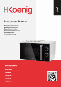 Manual de uso H.Koenig VIO4 Microondas