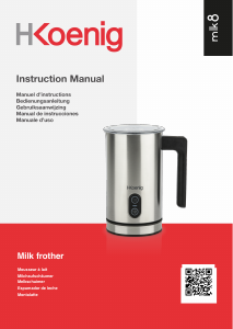 Manual H.Koenig MLK8 Milk Frother
