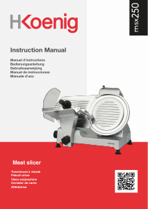 Handleiding H.Koenig MSX250 Snijmachine