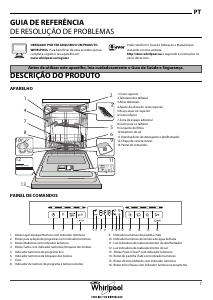 Manual Whirlpool WFO 3O33 DL X Máquina de lavar louça