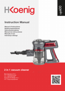 Manual H.Koenig UP600 Vacuum Cleaner