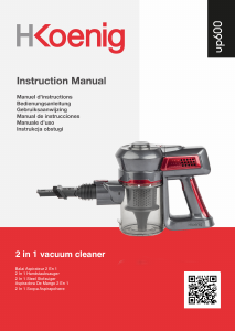 Manuale H.Koenig UP600 Aspirapolvere