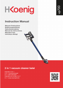 Manual H.Koenig UP700 Vacuum Cleaner