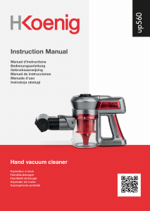 Manuale H.Koenig UP560 Aspirapolvere