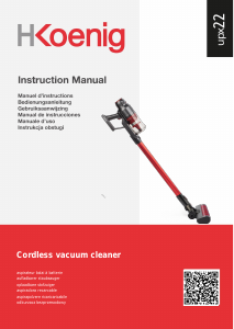 Manual H.Koenig UPX22 Vacuum Cleaner