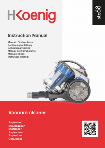 Manual H.Koenig STC68 Vacuum Cleaner