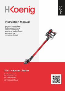 Mode d’emploi H.Koenig UP810 Aspirateur