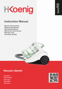 Manual H.Koenig AXO900 Vacuum Cleaner