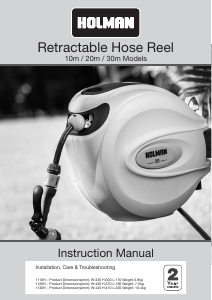 Manual Holman 1130H Garden Hose Reel