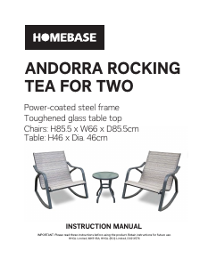 Handleiding Homebase Andorra Tuinstoel