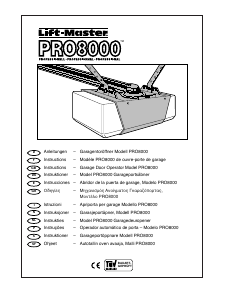 Handleiding LiftMaster PRO8000 Garagedeuropener