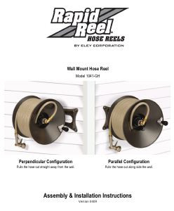 Manual Rapid Reel 1041-GH Garden Hose Reel