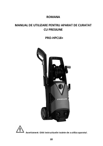 Manual Steinhaus PRO-HPC18+ Curatitor presiune