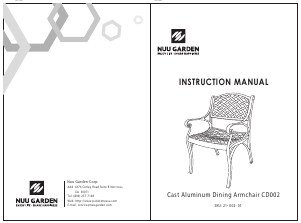Manual Nuu Garden CD002 Garden Chair