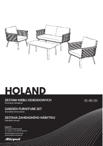 Instrukcja Mirpol Holand Krzesło ogrodowe