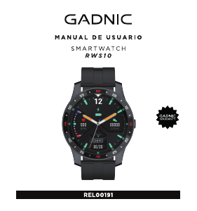 Manual de uso Gadnic REL00191 Smartwatch