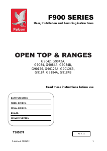 Manual Falcon G90126A Range