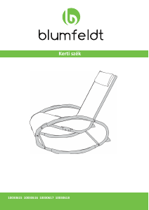 Használati útmutató Blumfeldt 10030615 Kerti szék