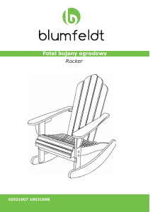 説明書 Blumfeldt 10031007 ガーデンチェア